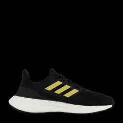 adidas Pureboost 23 Shoes Core Black / Gold Metallic / Carbon Svart New