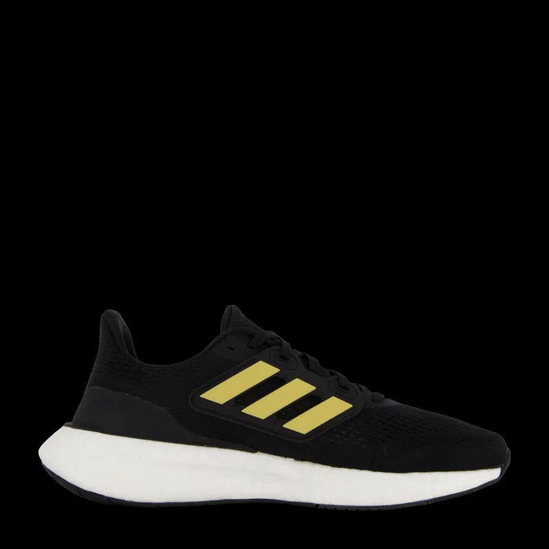 adidas Pureboost 23 Shoes Core Black / Gold Metallic / Carbon Svart New