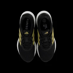 adidas Pureboost 23 Shoes Core Black / Gold Metallic / Carbon Svart New