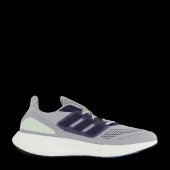 Best adidas Pureboost 22 Shoes Halo Silver / Shadow Navy / Linen Green Flerfärgad