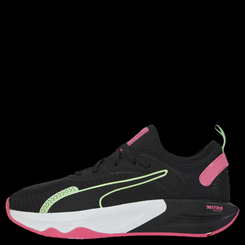 Outlet Puma Pwr Xx Nitro Wn's Black-sunset Pink-fizzy A Svart och Rosa
