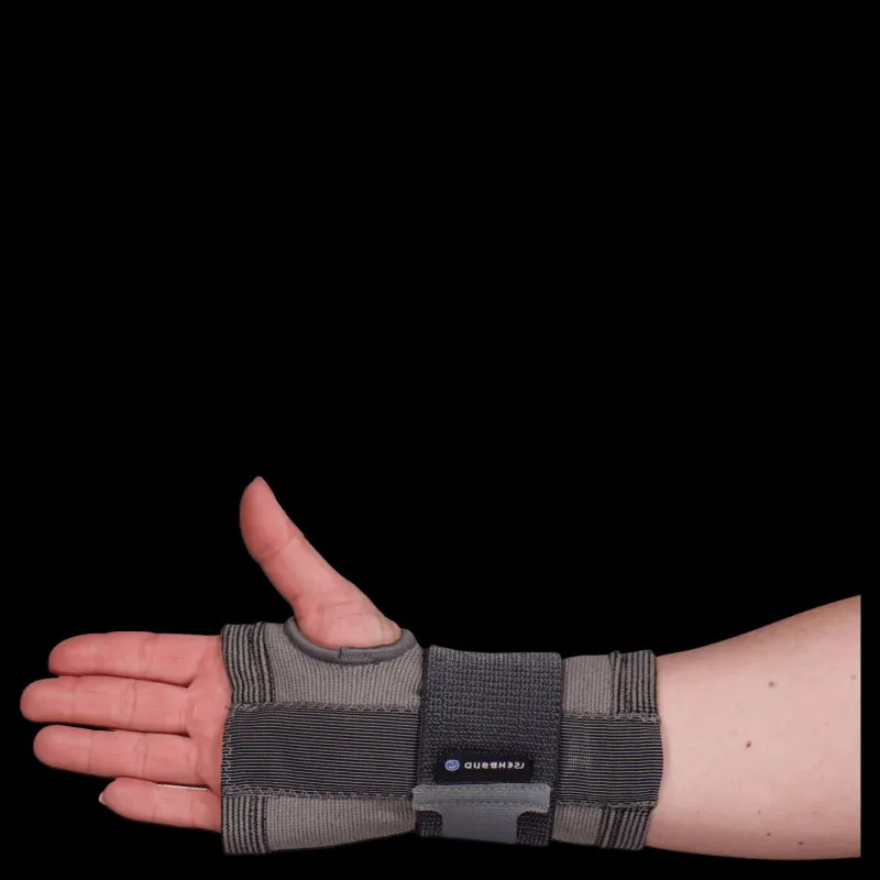 Online Rehband Qd Knitted Wrist Support Grey Grå