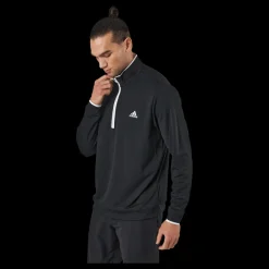 Clearance adidas Quarter-Zip Sweatshirt Black Svart