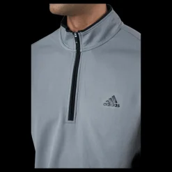 adidas Quarter-Zip Sweatshirt Grey Three Grå Clearance