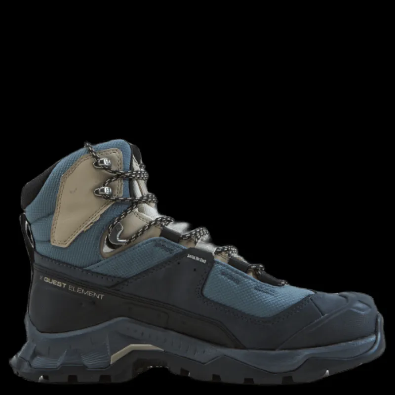 Discount Salomon Quest Element Gtx W Ebony/rainy Day/stormy Weather Flerfärgad
