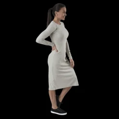 NOUN Quinn Rib Dress Beige