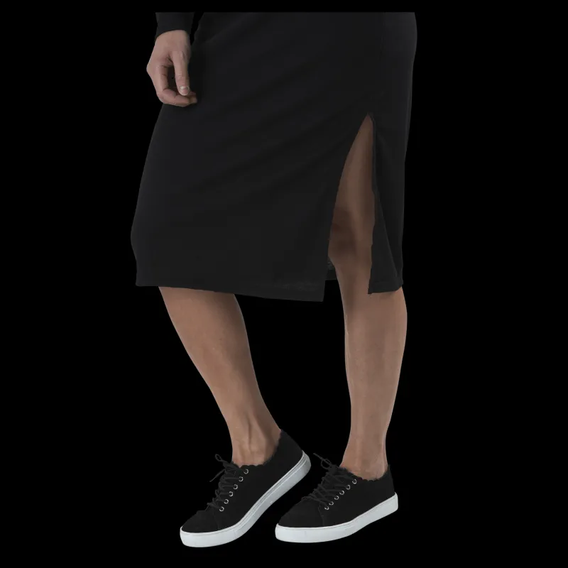 Best NOUN Quinn Rib Dress Black Svart