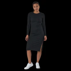 BLACC Quinn Rib Dress Black Svart