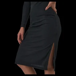 BLACC Quinn Rib Dress Black Svart