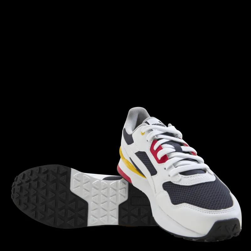 Puma R78 FUTR Junior White/Black/Yellow Flerfärgad Best