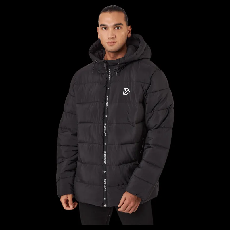 Didriksons Rabar Usx Jkt Black Svart Best
