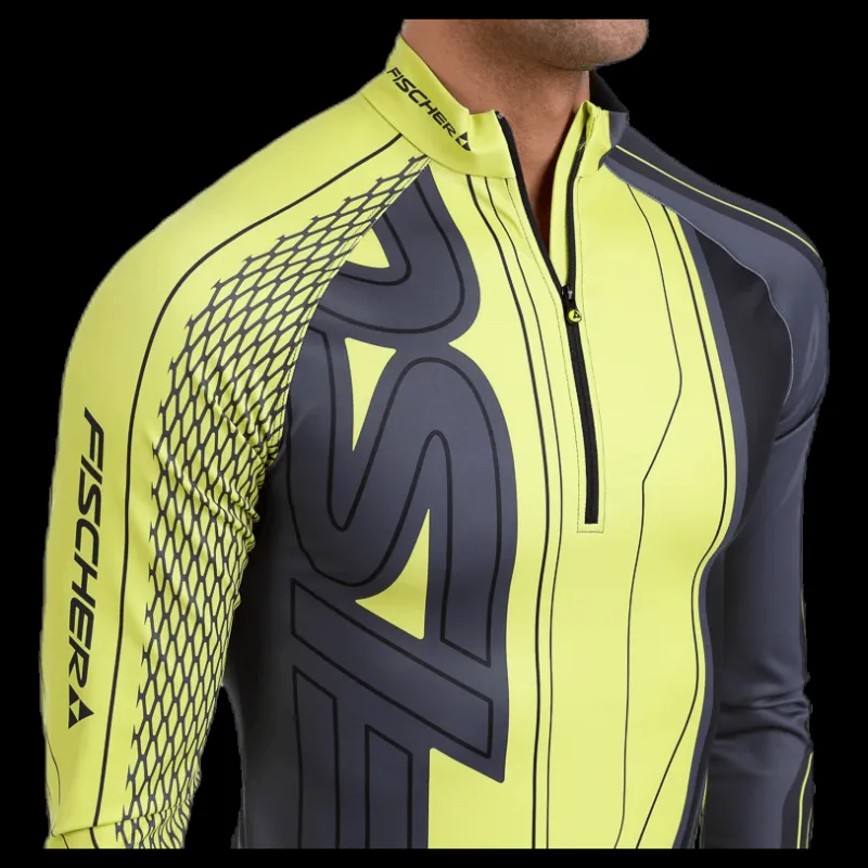 Fischer Racing Shirt Drammen Yellow Gul