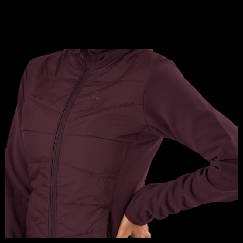 Salomon Radiant Hybrid Hoodie Purple Lila Hot