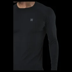New Norfolk Ragnar Long Sleeve Base Layer 100% Merino Wool Black Svart