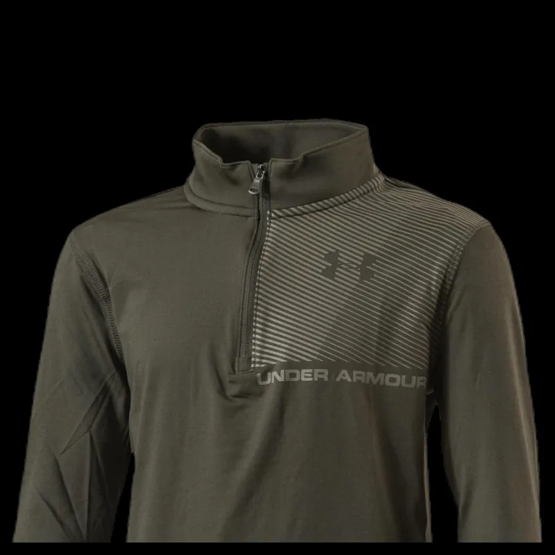 Under Armour Raid 1/4 Zip Junior Green Grön Discount