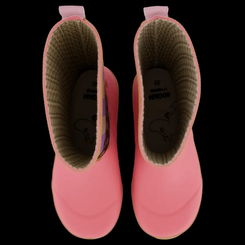 Outlet Reima Rain boots Moomin Magisk Sunset Pink Flerfärgad och Rosa