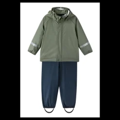 Hot Reima Rain outfit Tihku Greyish green Flerfärgad