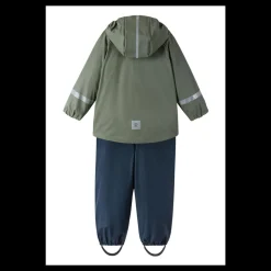Hot Reima Rain outfit Tihku Greyish green Flerfärgad