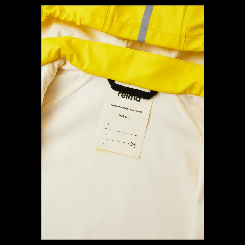Reima Rain outfit Tihku Yellow Gul New