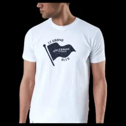 Clearance Holebrook Rasmus Tee White Vit
