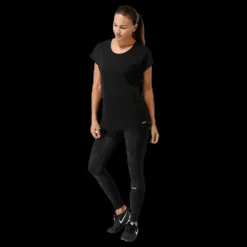 Online Casall Raw Elastic Tee Black Svart