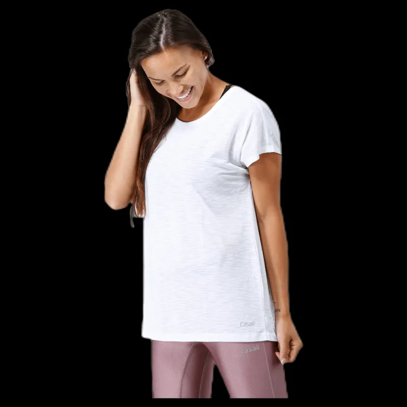 New Casall Raw Elastic Tee White Vit