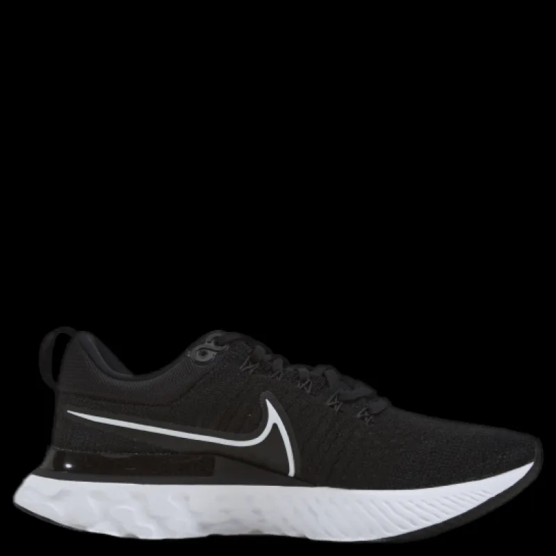 New Nike React Infinity Run Flyknit 2 White/Black Svart