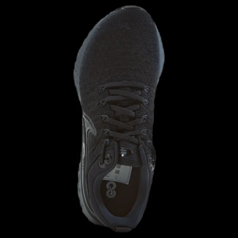 Clearance Nike React Infinity Run Flyknit 2 W Black/black-black-iron Grey Svart