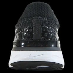 Nike React Infinity Run Flyknit 3 Men's Road Running Shoes BLACK/WHITE Svart Hot