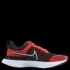 New Nike React Infinity Run Flyknit 2 Red/Black/Grey Flerfärgad