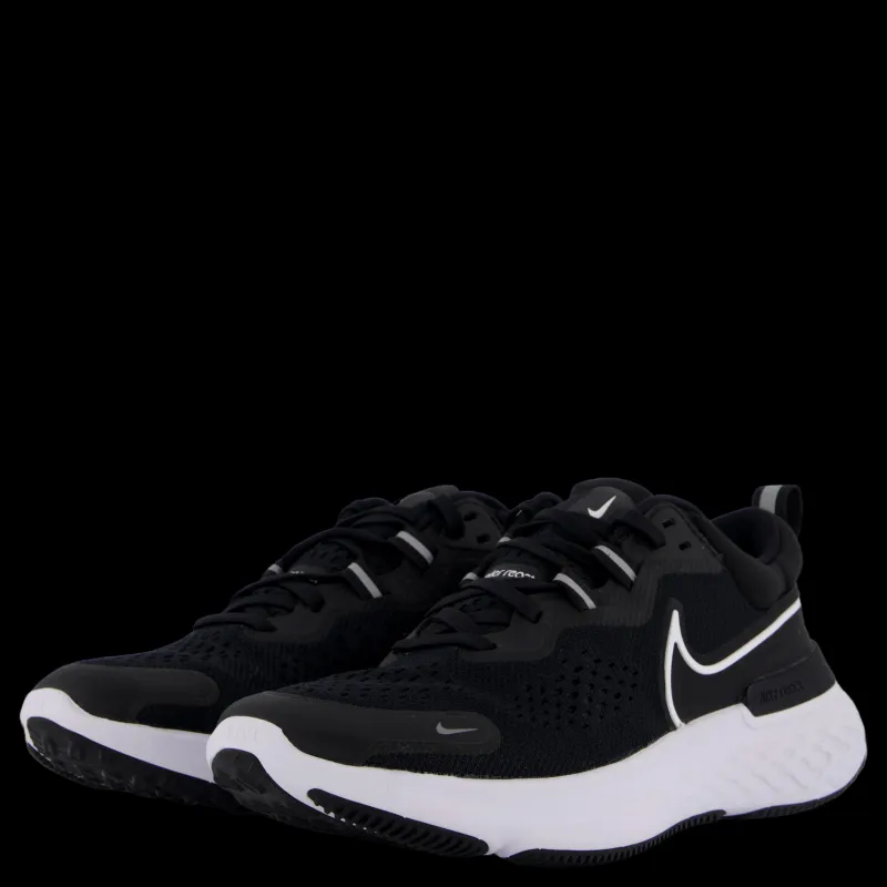 Nike React Miler 2 White/Black Svart Online