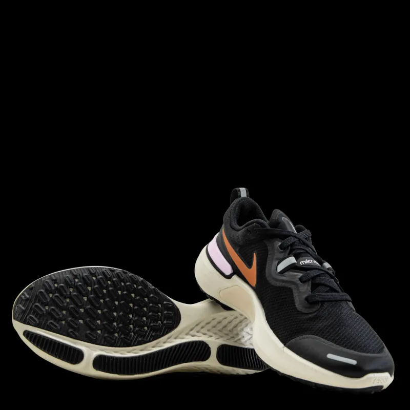 Nike React Miler Black/Gold Flerfärgad