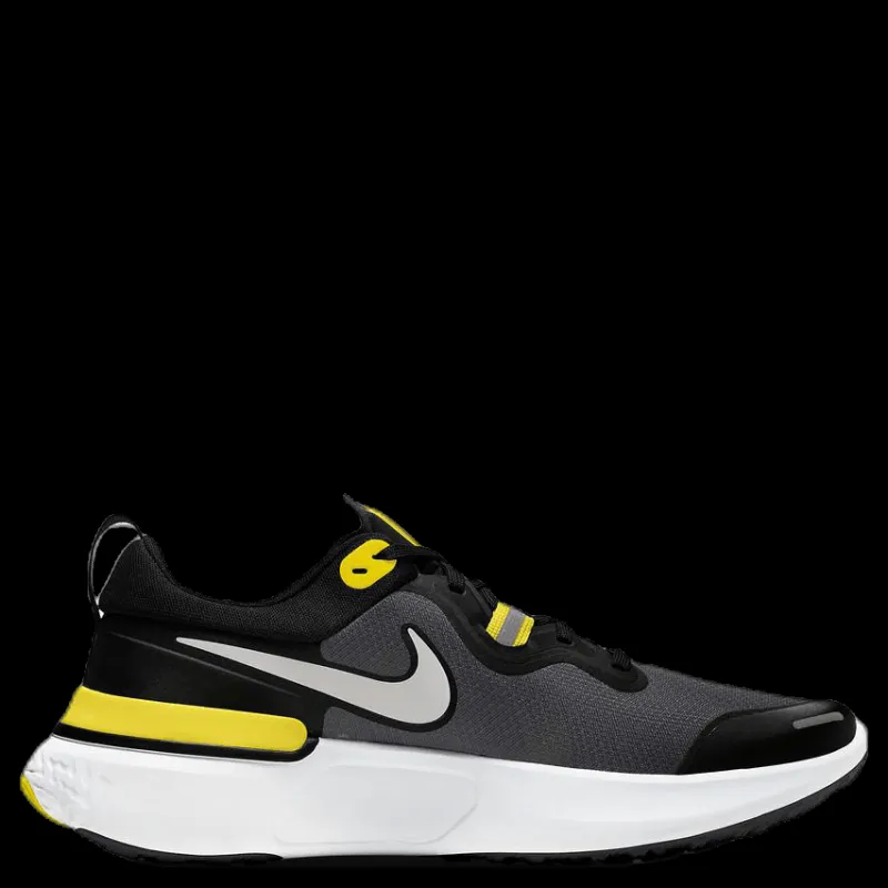 Nike React Miler Black/Silver Flerfärgad