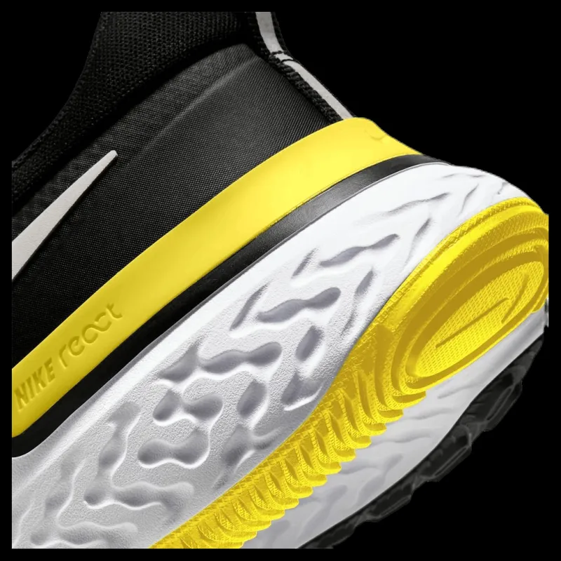 Nike React Miler Black/Silver Flerfärgad