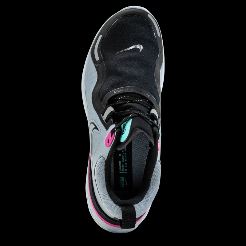 Nike React Miler Shield Blue/Black Flerfärgad Best