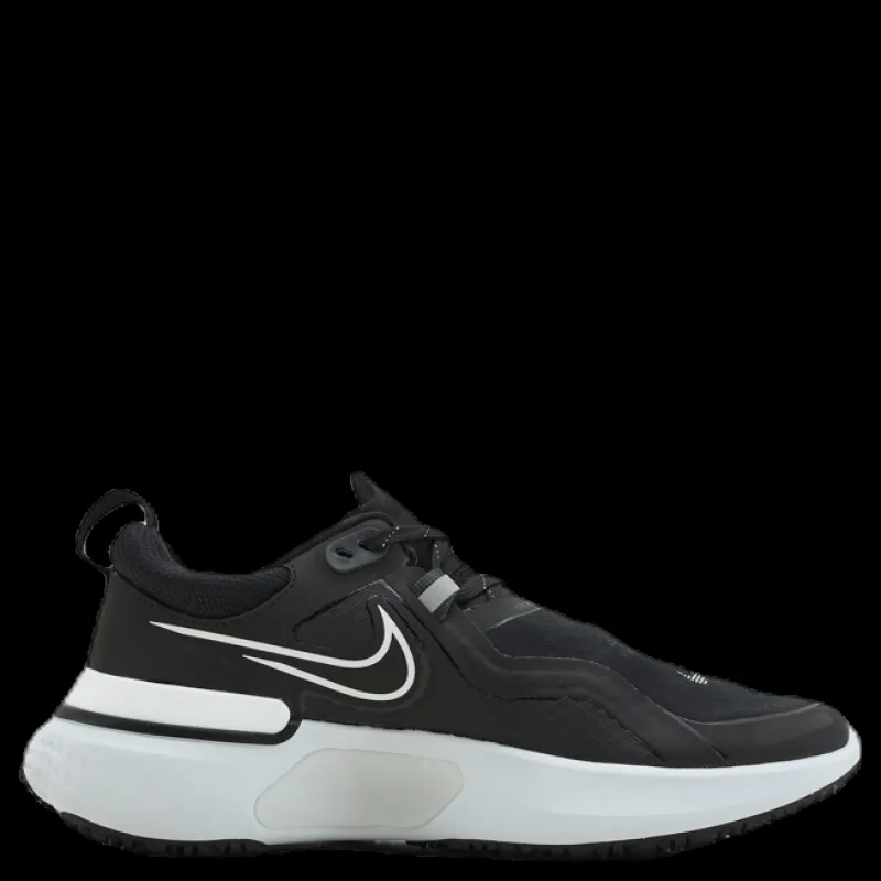 Nike React Miler Shield White/Black Svart Sale