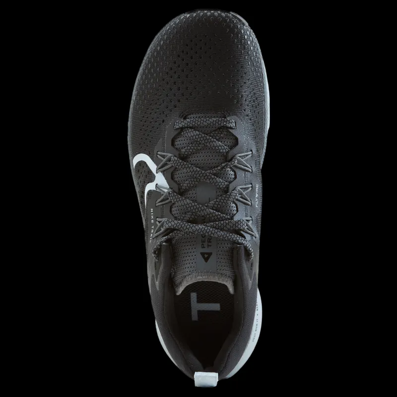 Nike React Pegasus Trail 4 Men's Trail Running Shoes BLACK/AURA-DARK GREY-WOLF GREY Svart New