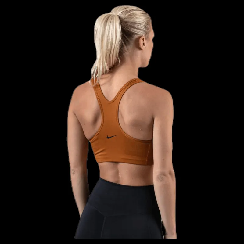 Nike Rebel Swoosh JDI Bra Brown/Red Svart Hot