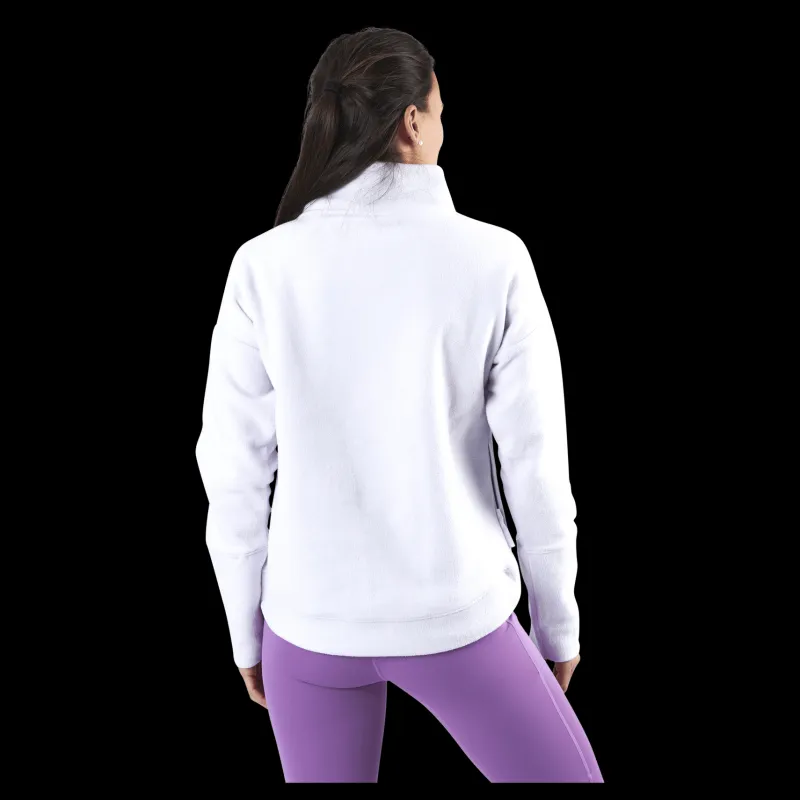 Online Under Armour Recover Fleece Wrap Neck Purple Lila