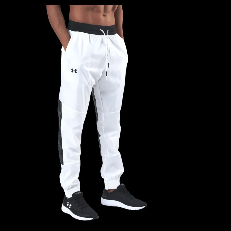 New Under Armour Recover Legacy Pant White Vit
