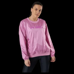 Under Armour Recover Woven Shine Crew Pink Rosa