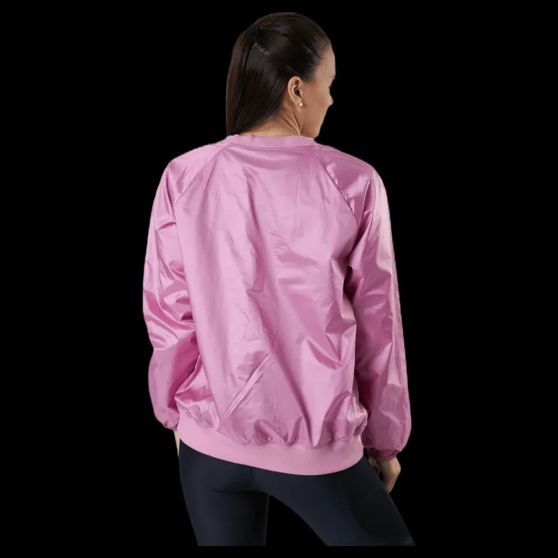 Under Armour Recover Woven Shine Crew Pink Rosa