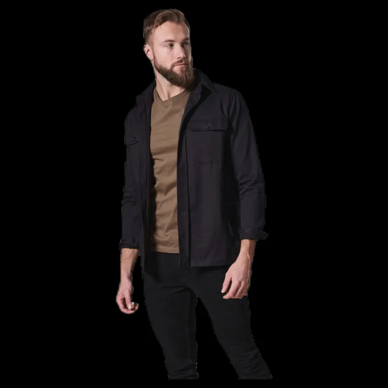 FRONTIER Recruit Overshirt Black Svart Best