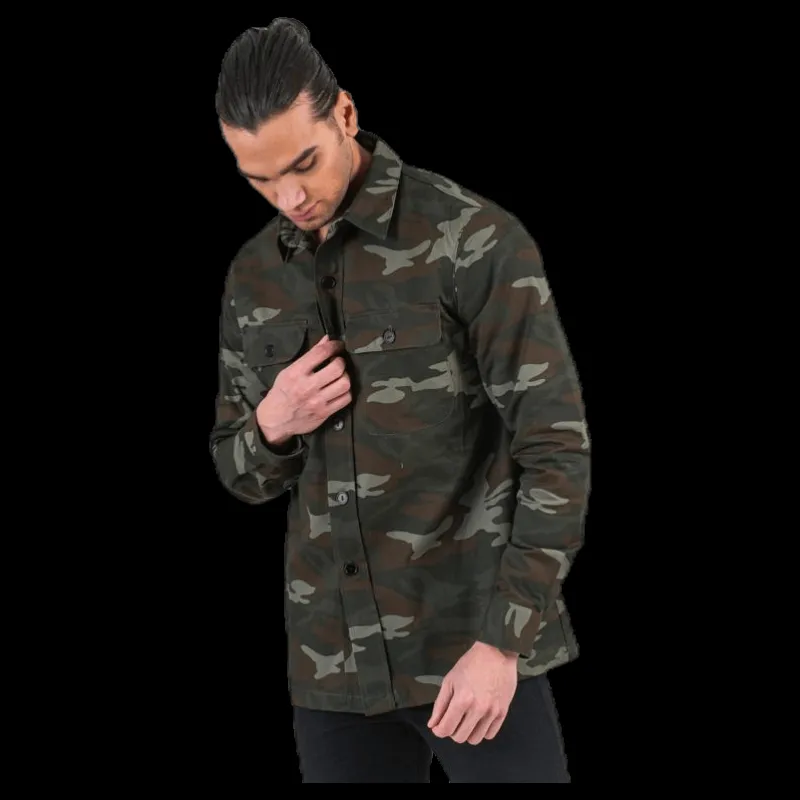 FRONTIER Recruit Overshirt Patterned Mönstrad Discount