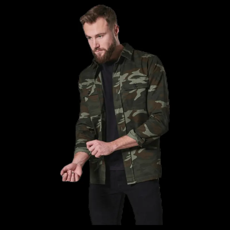 FRONTIER Recruit Overshirt Patterned Mönstrad Discount