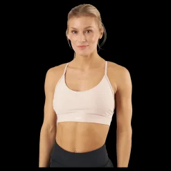 Reebok Lux Strappy Sports Bra Sofecr Beige Clearance