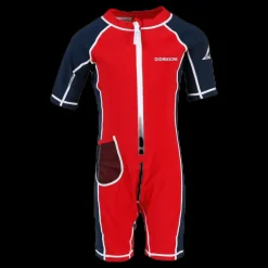 Didriksons Reef UV-Swimming Suit Red Röd Outlet