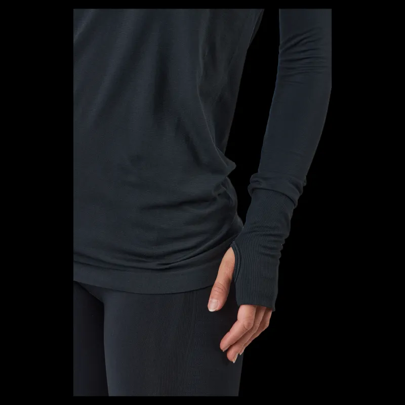 Famme Refine Ls T-shirt Black Blå Online