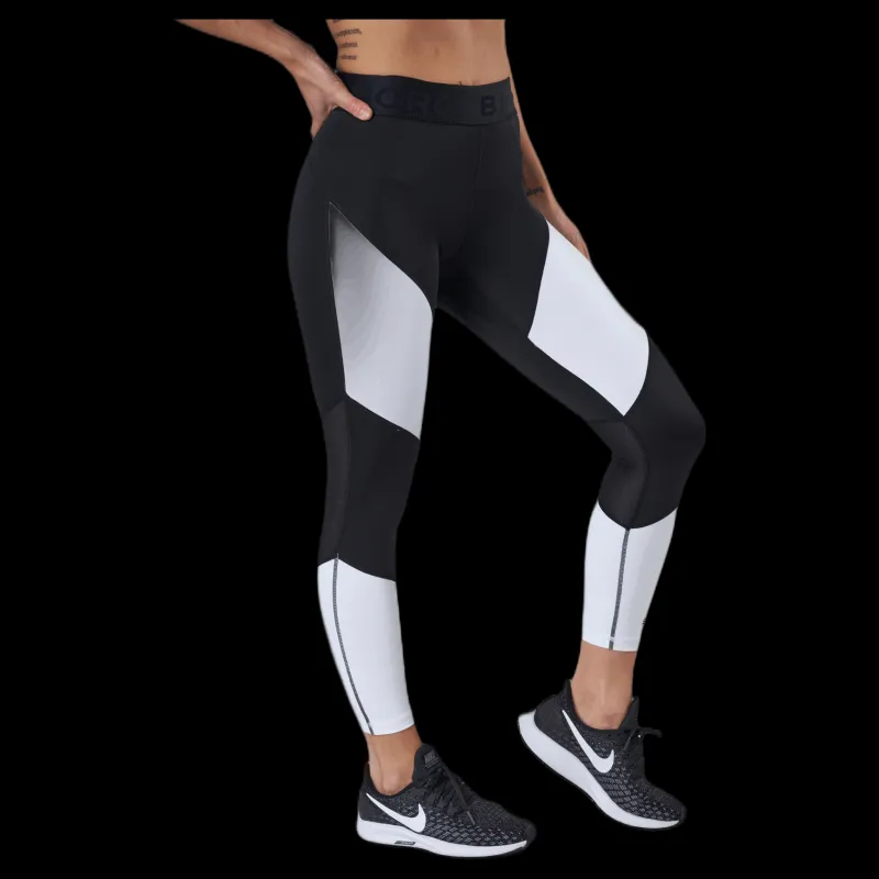 Online Björn Borg Regular Block Tights White Vit