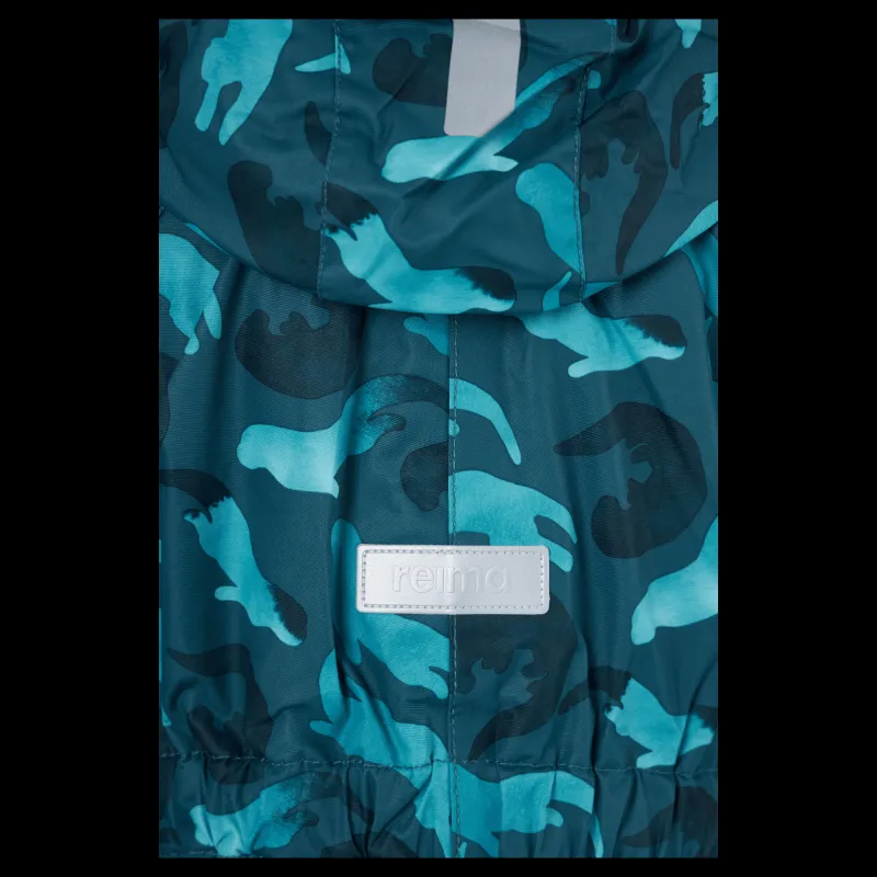 Discount Reima tec winter overall Puhuri Deep ocean Flerfärgad